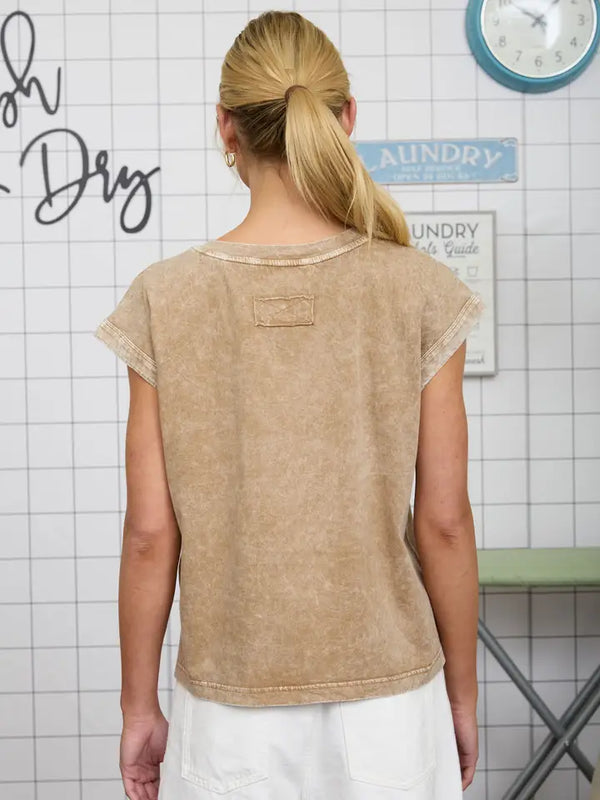 The Washed Shoulder Tee
