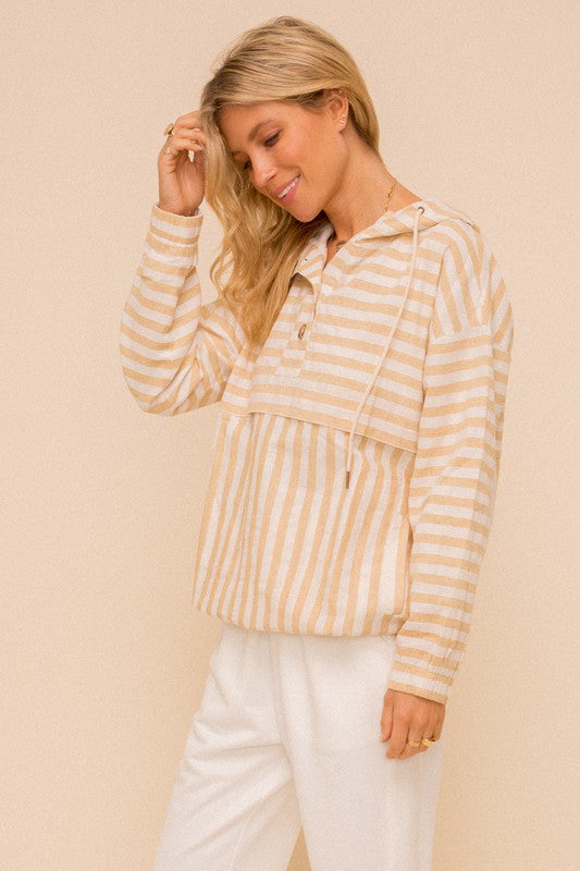 The Harbor Stripe Hoodie