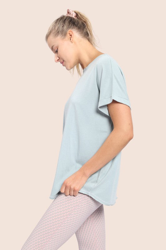 TOTALLY CONVINCED RAW EDGE TEE