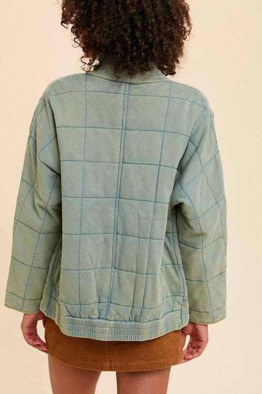 CARLSON GARMENT WASHED QUILTED JACKET