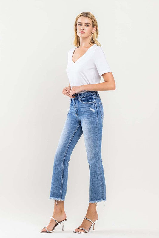HIGH RISE KICK FLARE JEANS