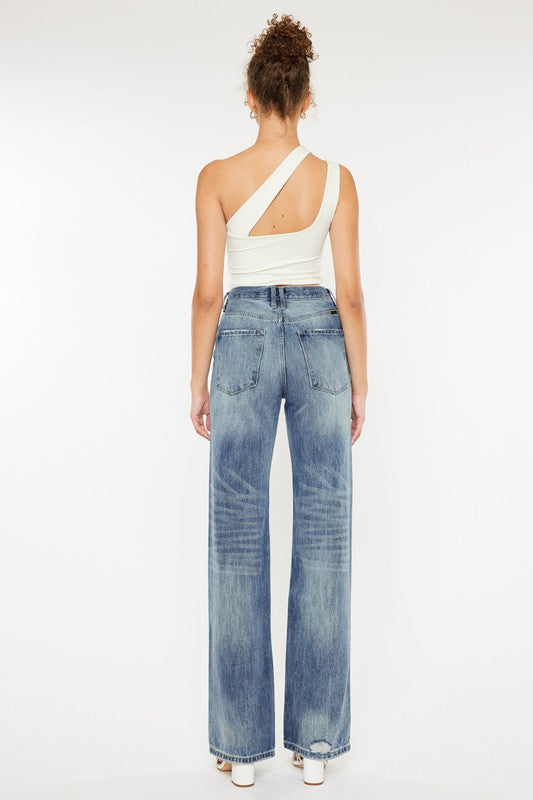 ULTRA HIGH RISE 90s WIDE LEG FLARE JEANS