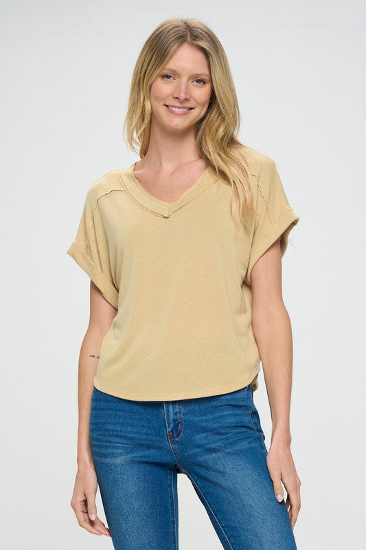 SIMPLE TRUTH KNIT TOP