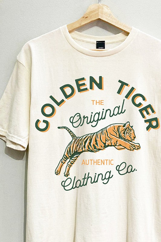 GOLDEN TIGER OVERSIZED GRAPHIC TEE