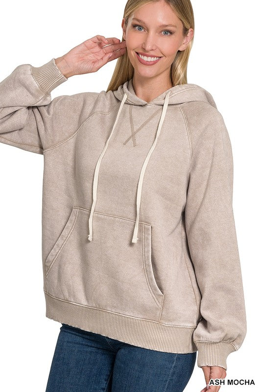 JENTRY FLEECE HOODIE WITH POCKETS