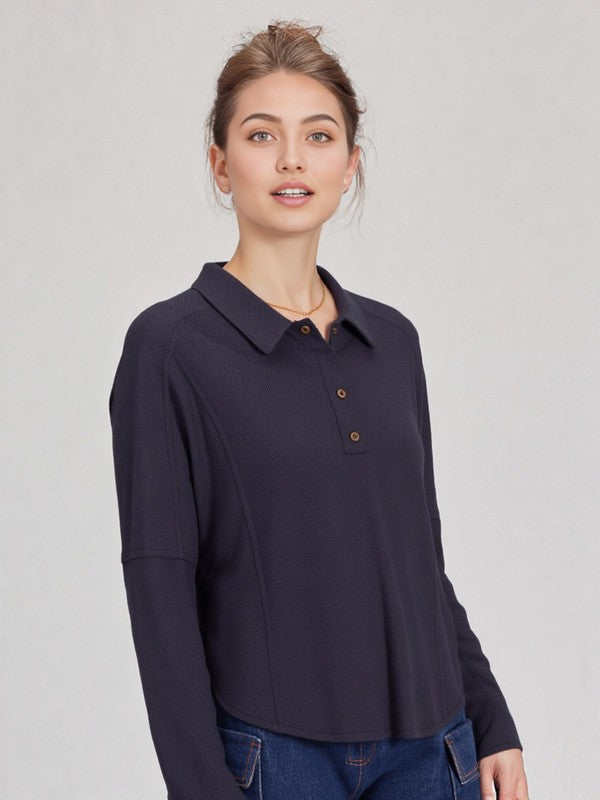 The Haven Henley Knit Top