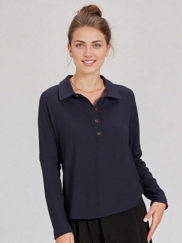 The Haven Henley Knit Top