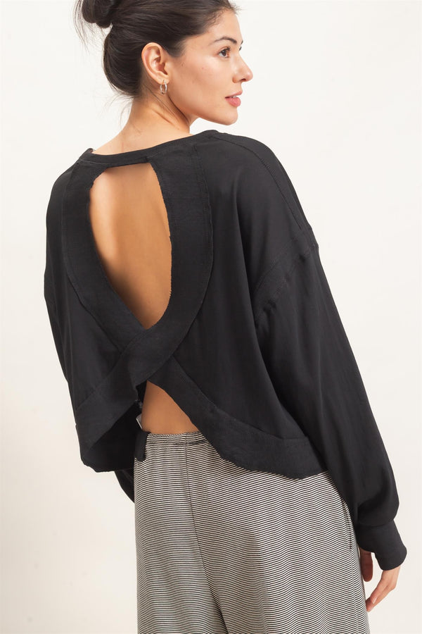 The Free Flow Top - Black