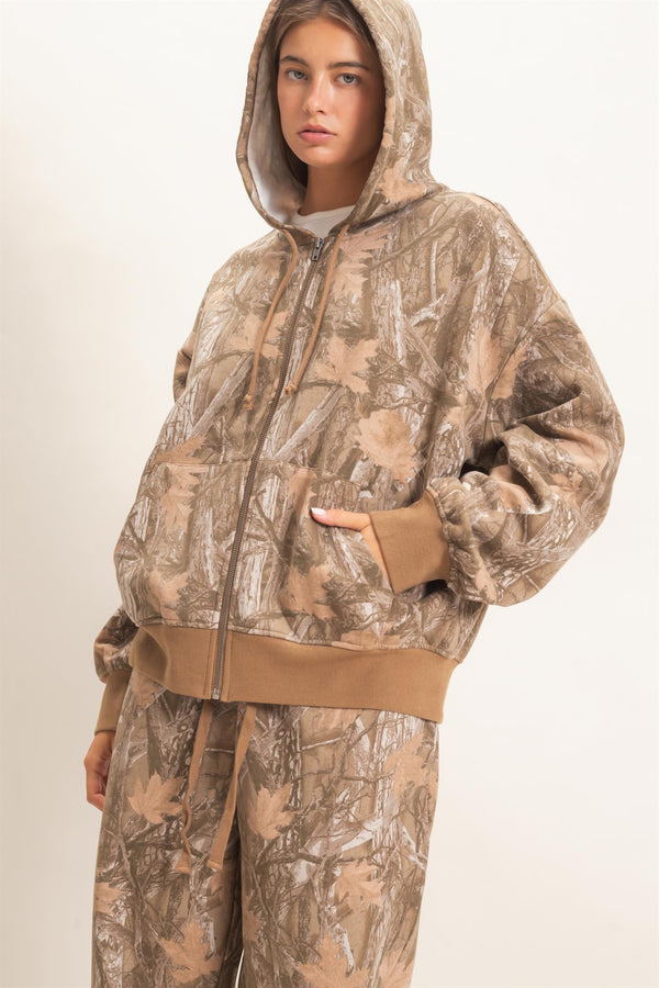 Off the Grid Oversized Camo Hoodie