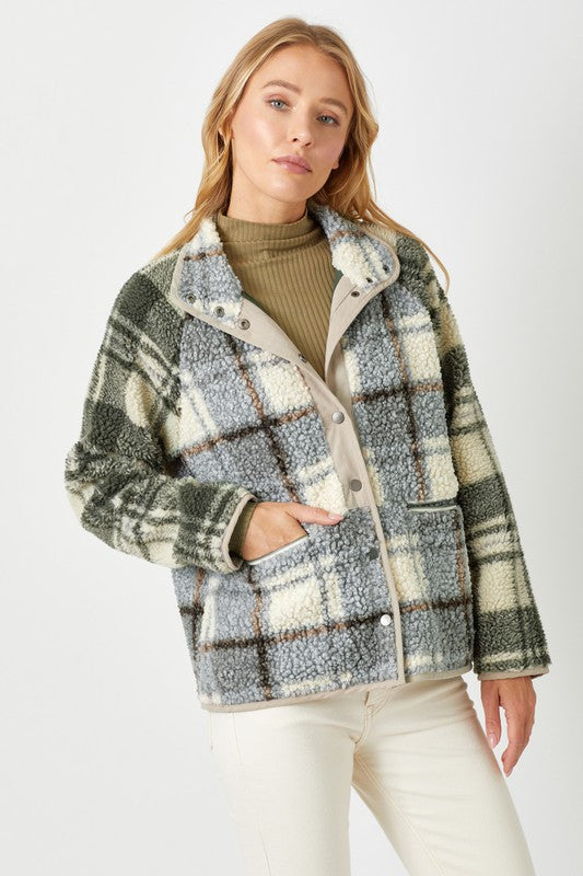 The Trailblazer Mixed Print Fleece Jacket