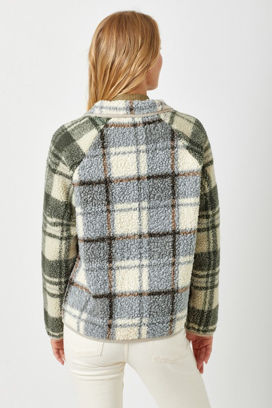The Trailblazer Mixed Print Fleece Jacket