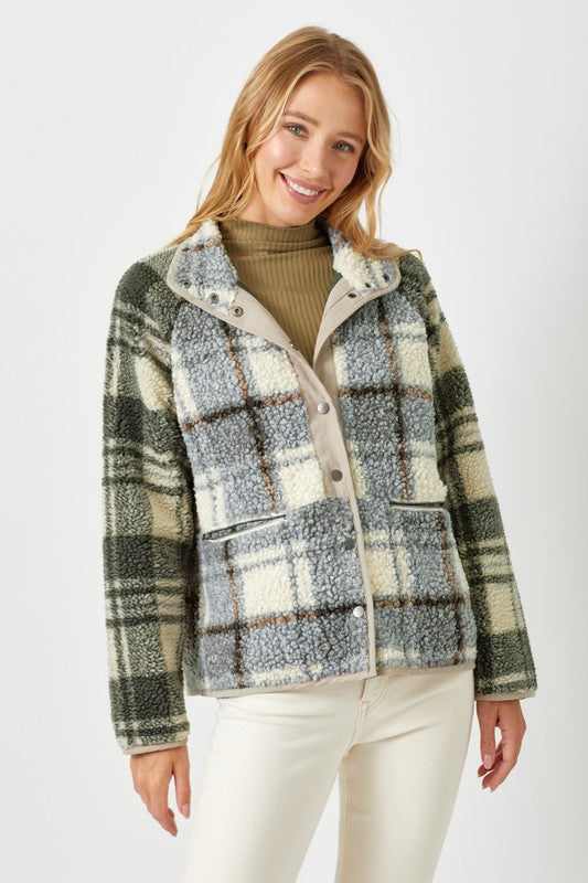 The Trailblazer Mixed Print Fleece Jacket