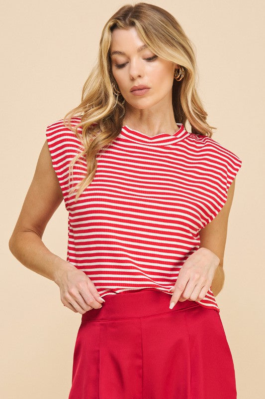 BLOSSOM BASIC STRIPE TEE