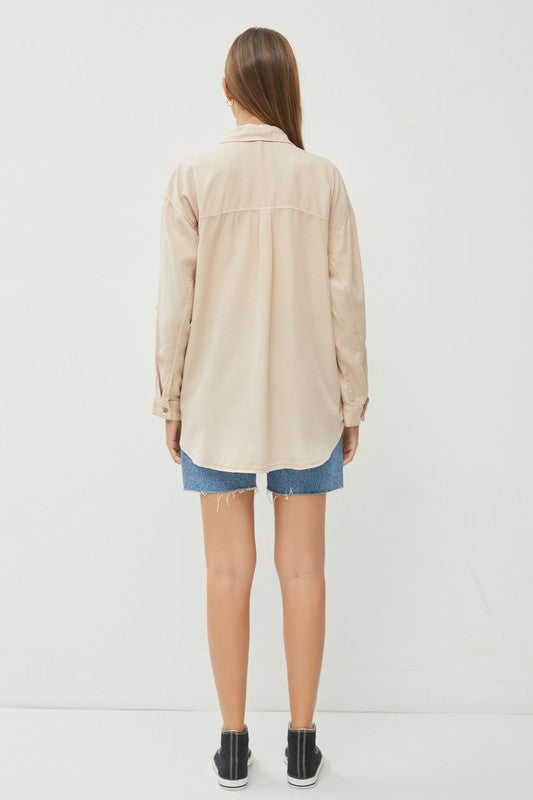 EASY TO BE SOFT-WASHED OVERSIZED SHIRT