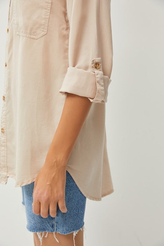EASY TO BE SOFT-WASHED OVERSIZED SHIRT