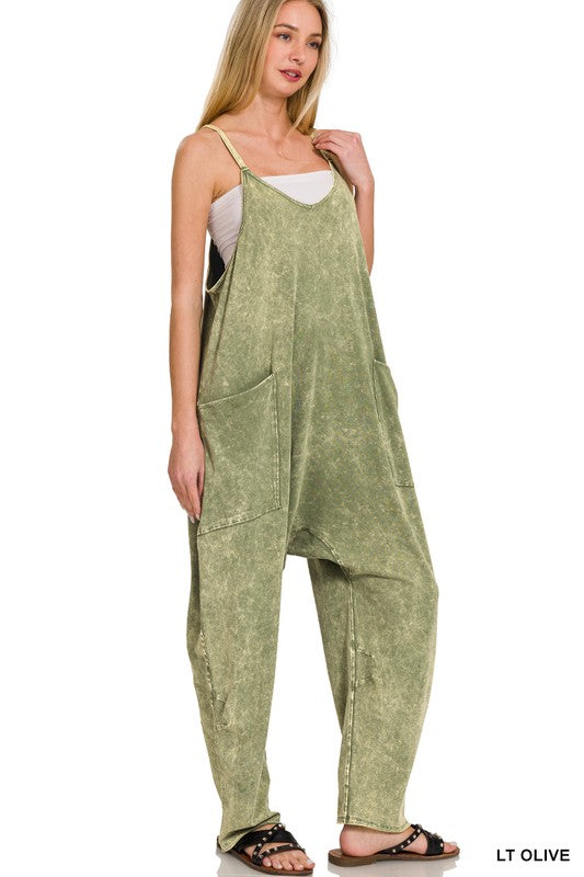 On the Go Spaghetti Strap Jumpsuit