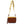 Faux Leather Color Block Boxy Crossbody Bag