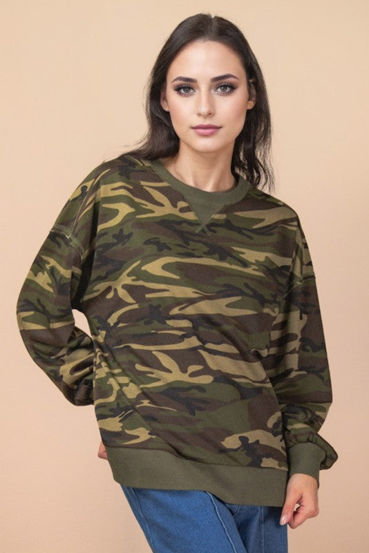 Wild Side Camo Top