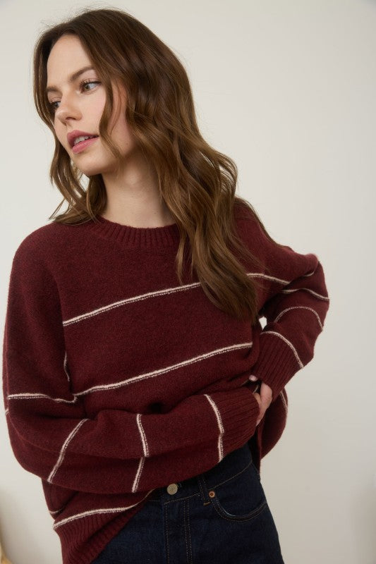 The Brighton Stripe Pullover Sweater