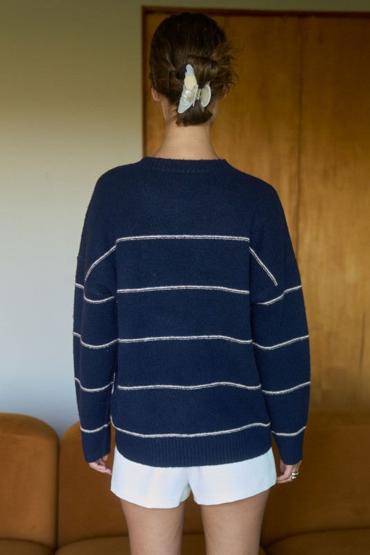 The Brighton Stripe Pullover Sweater
