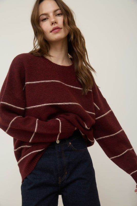 The Brighton Stripe Pullover Sweater