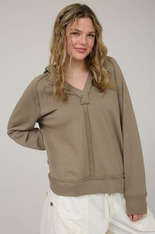 The Meadow Hooded Knit Top