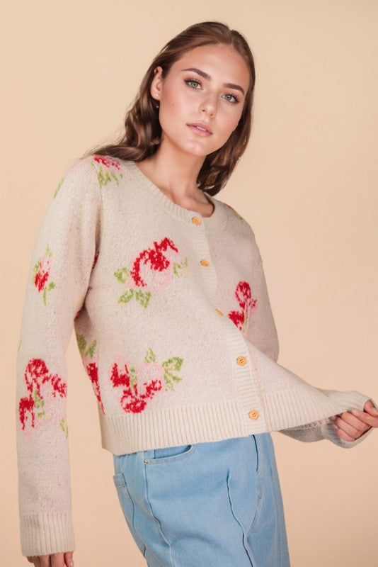 The Wildflower Button Cardigan