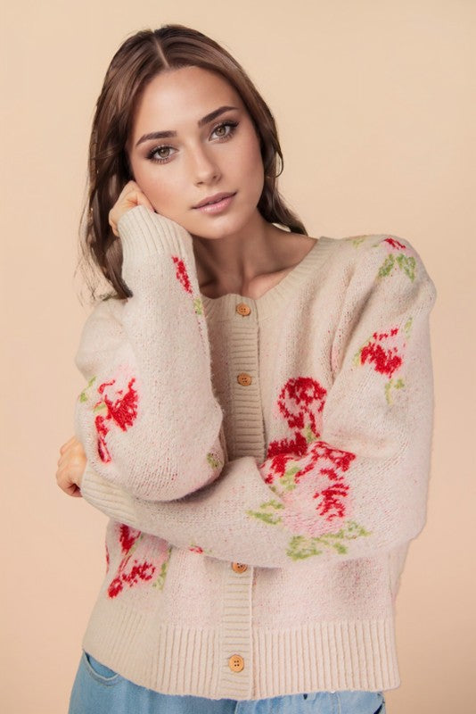 The Wildflower Button Cardigan