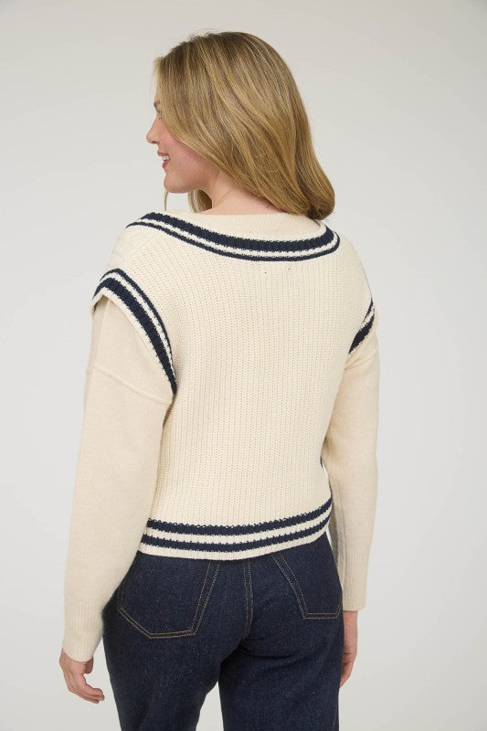 The Rowan Side-Tie Sweater Vest