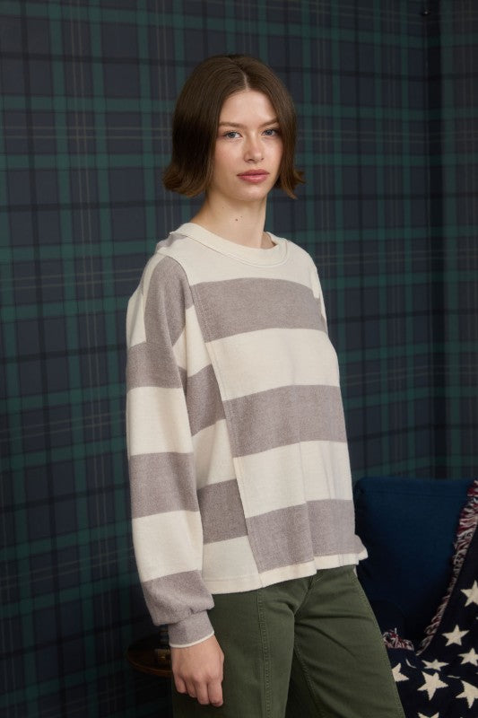 The Autumn Stripe Knit Top
