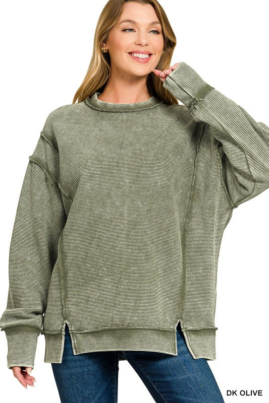 Washed + Worn Pullover