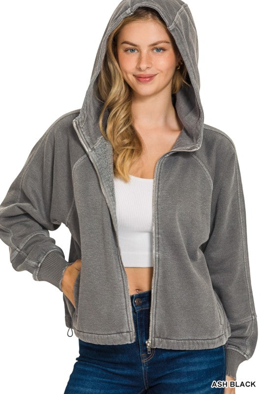 Cloud Wash Zip Hoodie