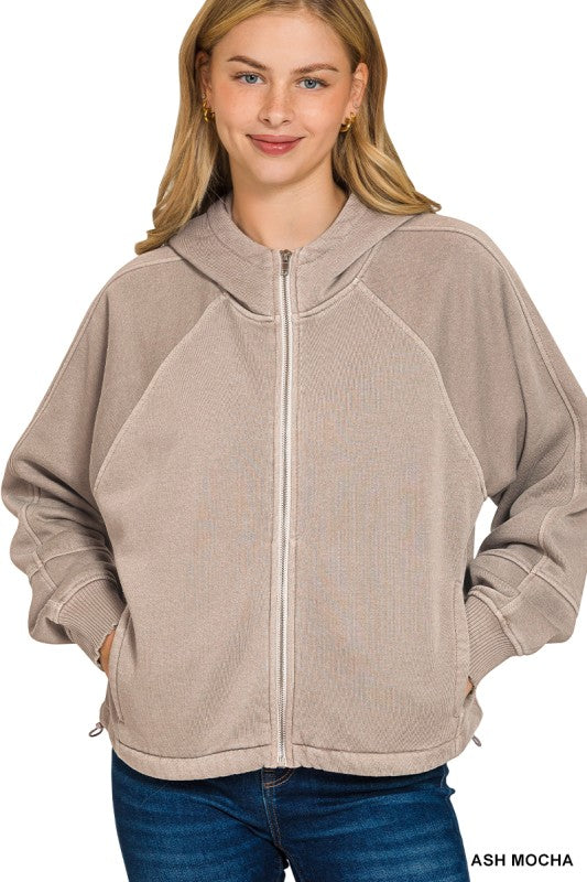 Cloud Wash Zip Hoodie