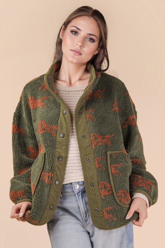 Spirit Horse Oversized Sherpa