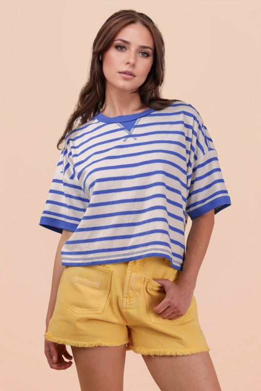 The Easy Days Stripe Top