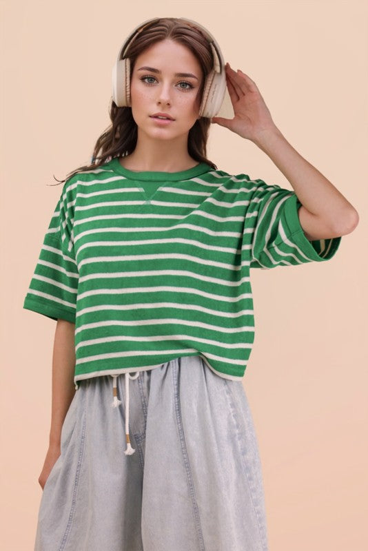 The Easy Days Stripe Top