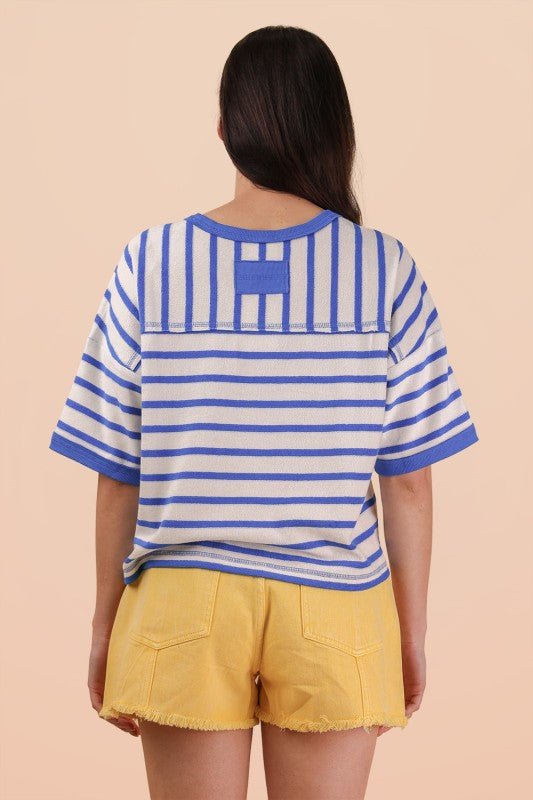 The Easy Days Stripe Top
