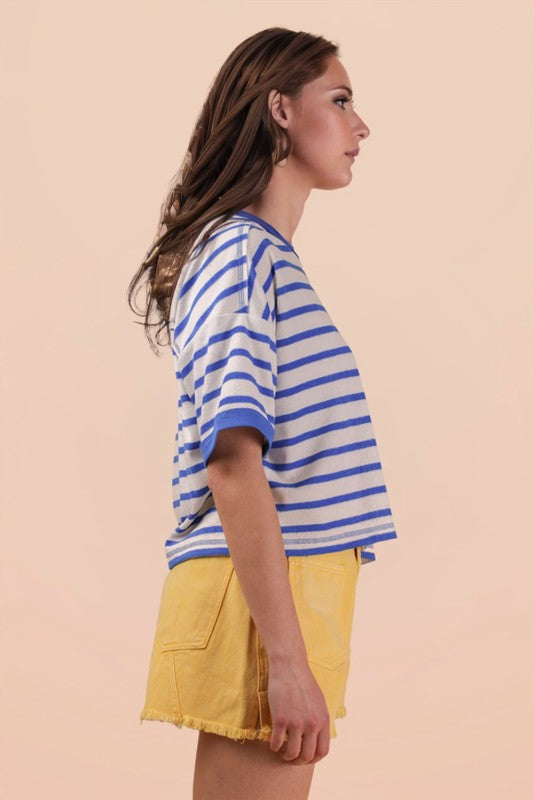 The Easy Days Stripe Top