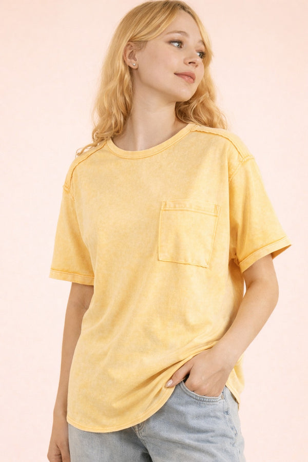 Weekend Wanderer Mineral Wash Top