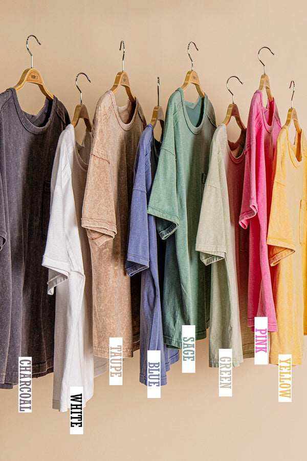 Weekend Wanderer Mineral Wash Top