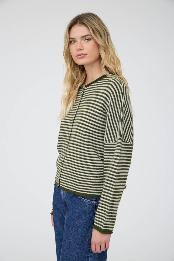 The Woodland Stripe Cardigan