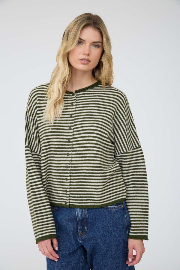 The Woodland Stripe Cardigan