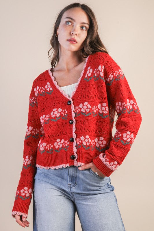 The Winter Bloom Cardigan