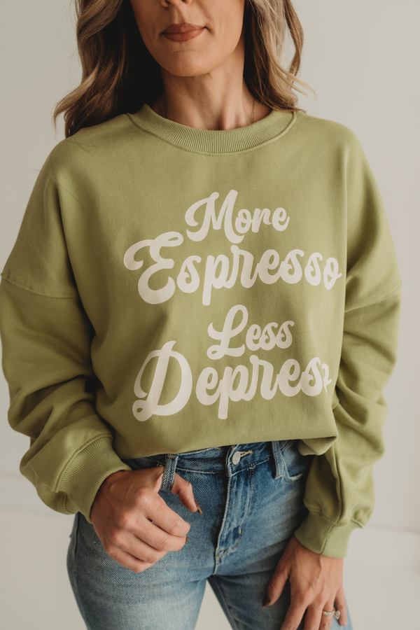 MORE ESPRESSO OVERSIZED SWEATSHIRT