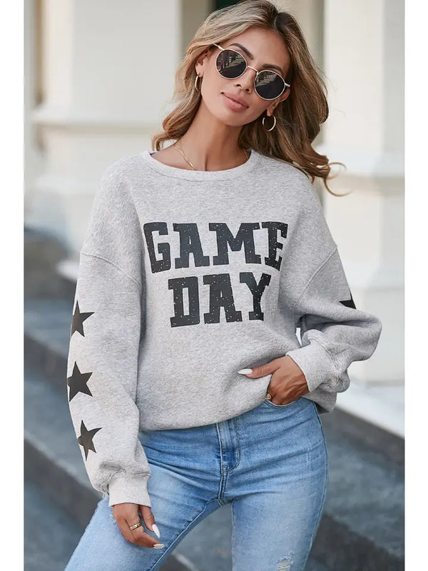 GAME DAY STAR GRAPHIC SWEATSHIRT