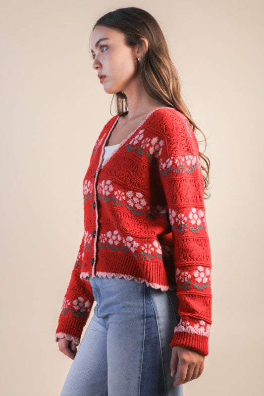 The Winter Bloom Cardigan