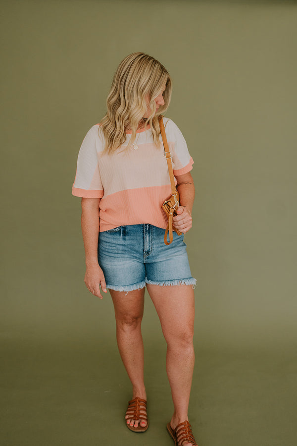 FOREVER COLOR BLOCK TOP