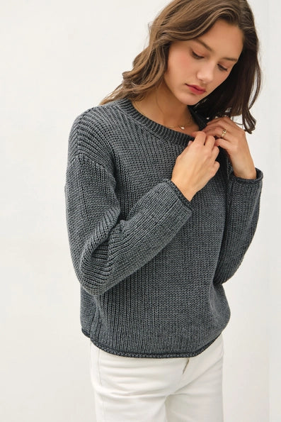 CHUNKY ACID KNIT SWEATER