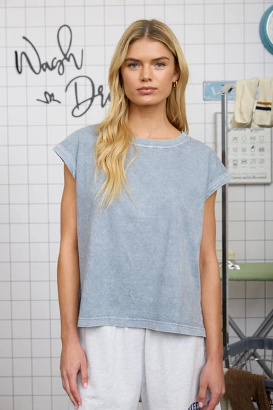The Washed Shoulder Tee