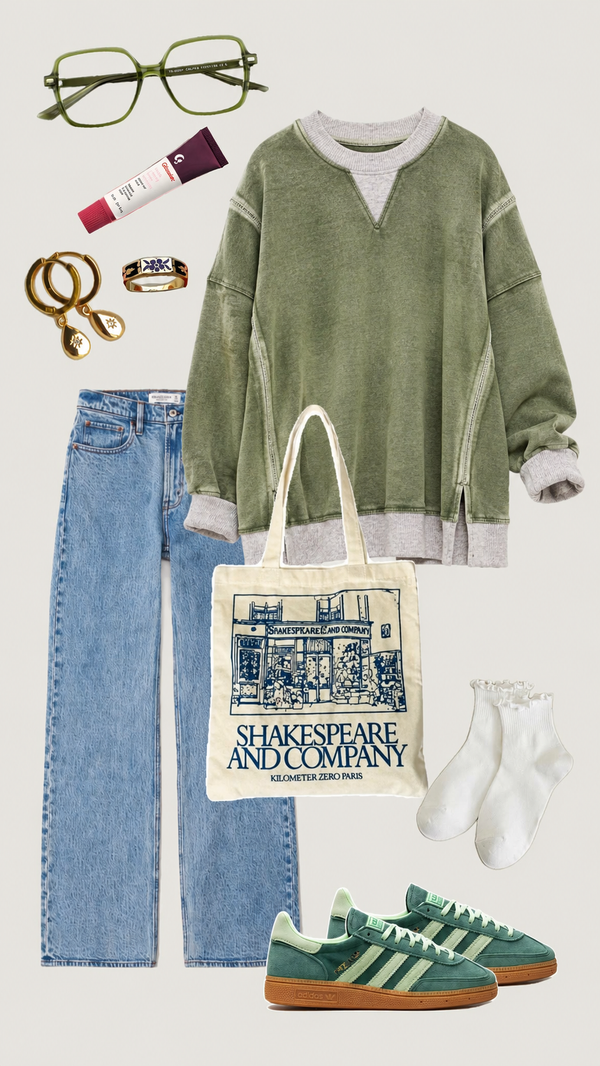 The Outfitter Trim Pullover - Olive